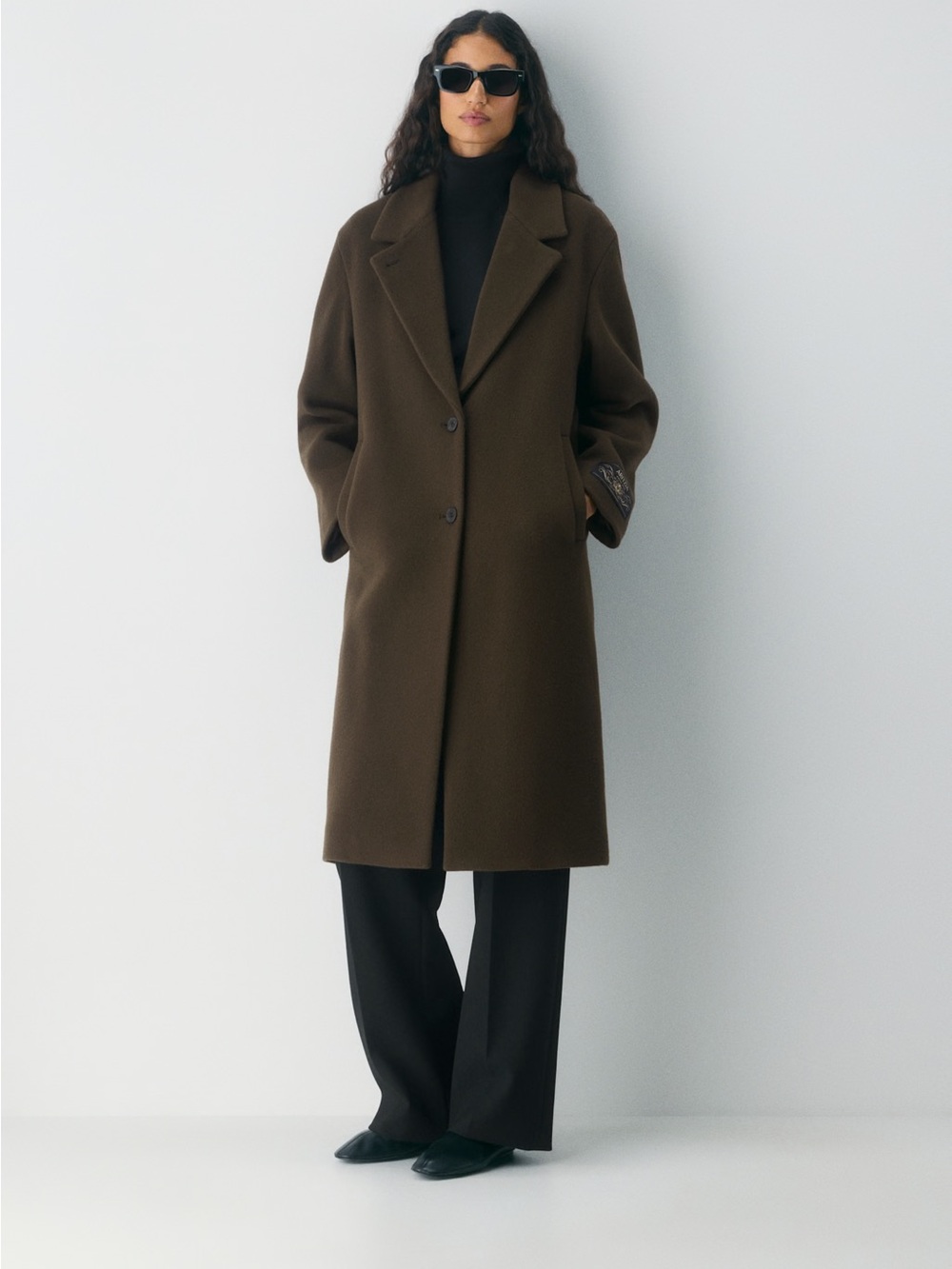 Aritzia The Only Coat - Soft Wool Cashmere